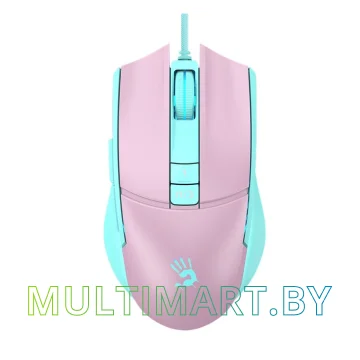 Игровая мышь A4Tech Bloody L65 Max (розовый/голубой)